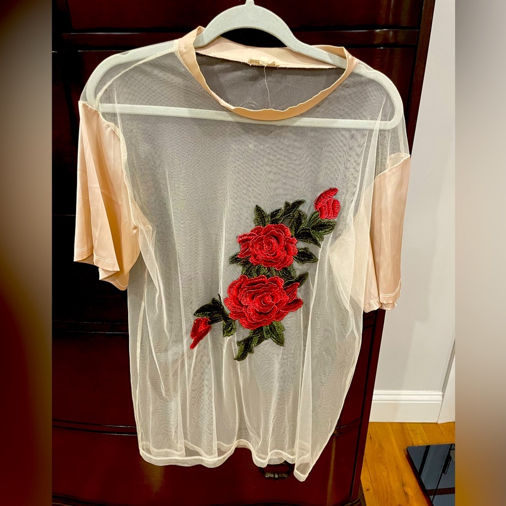 Sheer blouse